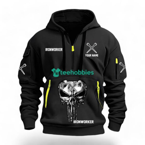 Ironwork 2D Quarter Zip Hoodie Gift For Fans Product Photo 1