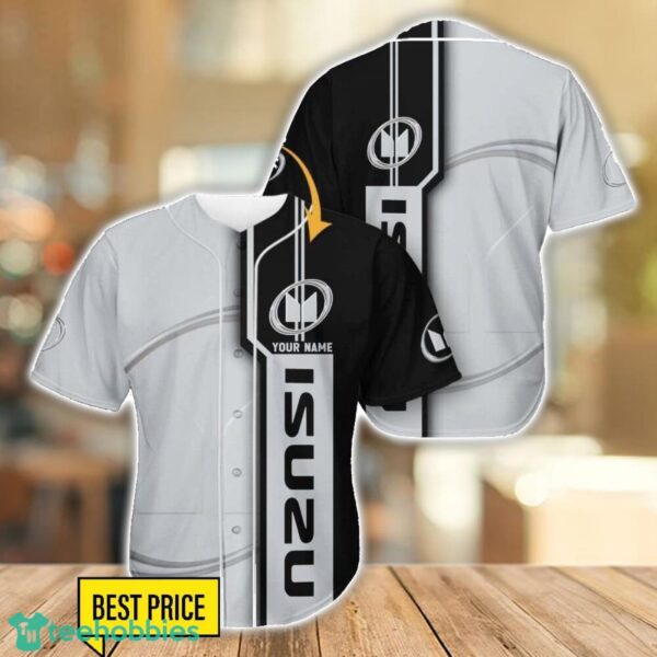 Isuzu New Baseball Jersey Shirt For Car Lovers Gift Custom Name Product Photo 1