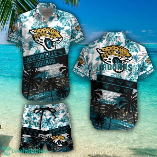 Jacksonville Jaguars Team NFL Hawaiian Shirt And Beach Shorts Fans Gift Product Photo 1