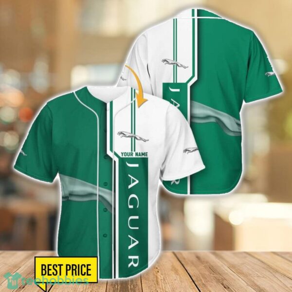 Jaguar Cars New Baseball Jersey Shirt For Car Lovers Gift Custom Name Product Photo 1
