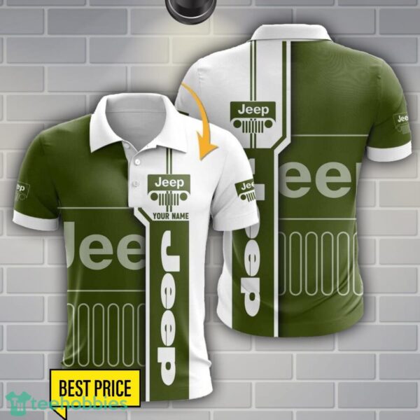 Jeep 3D Polo Shirt Custom Name For Fans Car Lover Gift Product Photo 1