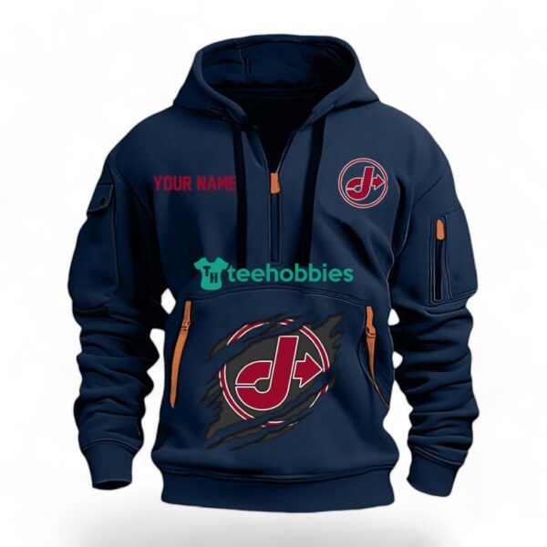 Jiffy Lube Logo 2D Quarter Zip Hoodie Gift For Fans Product Photo 1