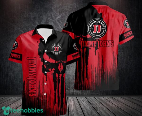 Jimmy John's Button Shirt 3D Hawaiian Shirt For Team Product Photo 1