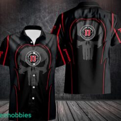 Jimmy John's Button Shirt Skull 3D Hawaiian Shirt For Team Black Shirt Product Photo 1