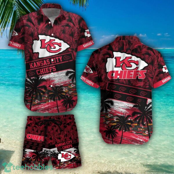 Kansas City Chiefs Team NFL Hawaiian Shirt And Beach Shorts Summer Gift Product Photo 1