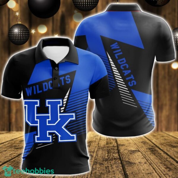 Kentucky Wildcats 3D Polo Shirt For Team Sport Gift For Men Product Photo 1