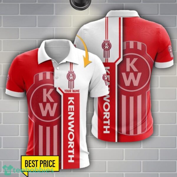 Kenworth 3D Polo Shirt Custom Name For Fans Car Lover Gift Product Photo 1