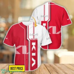 Kia New Baseball Jersey Shirt For Car Lovers Gift Custom Name Product Photo 1
