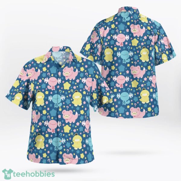 Kota Wooper and Slowpoke Hawaiian Shirt 3D All Over Printed Hawaii Shirt Summer Gift Product Photo 1