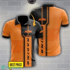KTM Racing 3D Polo Shirt Custom Name For Fans Car Lover Gift Product Photo 1