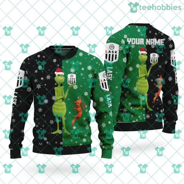 Lask F.C Logo Christmas Grinch Friends Ugly Sweater 3d Gift Big Fans Product Photo 1