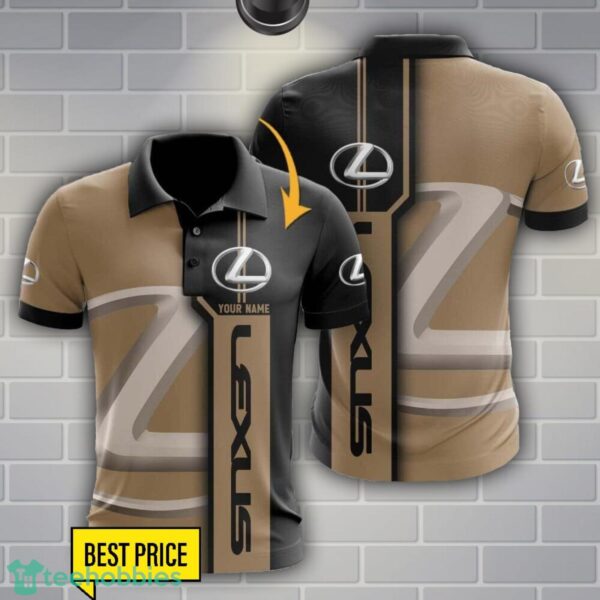 Lexus 3D Polo Shirt Custom Name For Fans Car Lover Gift Product Photo 1