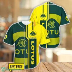 Lotus New Baseball Jersey Shirt For Car Lovers Gift Custom Name Product Photo 1
