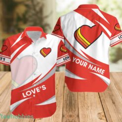 Love's Hawaiian Shirt Button Beach Shirt Product Photo 1