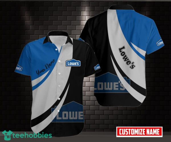 Lowe's Unique Gift For Fans 3d Hawaiian Shirt Personalized Name Product Photo 1
