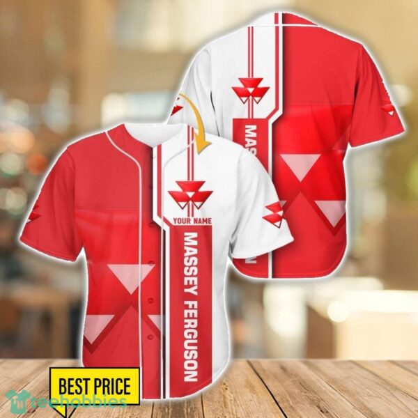 Massey Ferguson New Baseball Jersey Shirt For Car Lovers Gift Custom Name Product Photo 1