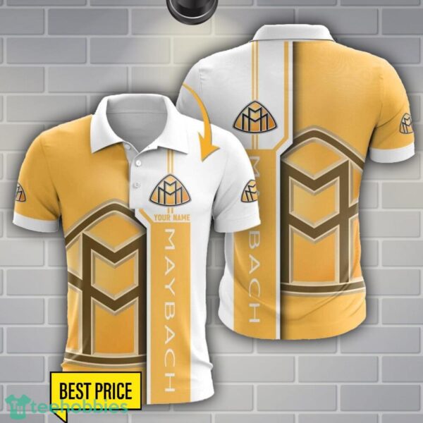 Maybach 3D Polo Shirt Custom Name For Fans Car Lover Gift Product Photo 1
