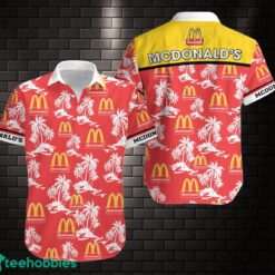 mcdonald's 3D Hawaiian Shirt Coconut Island Pattern Hawaii Shirt Product Photo 1