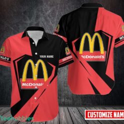 Mcdonald's Hawaii Shirt Classic Button Shirt Custom Name Product Photo 1