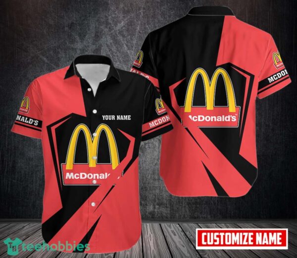 Mcdonald's Hawaii Shirt Classic Button Shirt Custom Name Product Photo 1