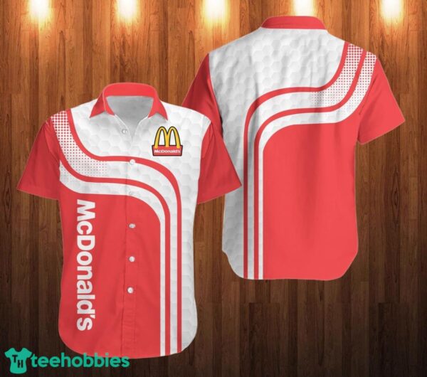 Mcdonald's Hawaiian Shirt 3D Printing Beach Shirt Product Photo 1