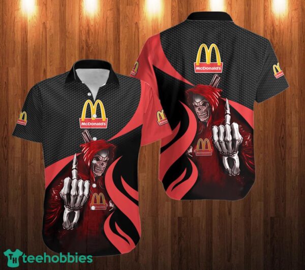 mcdonald's Hawaiian Shirt Short Sleeve For Men And Women Halloween Gift Product Photo 1