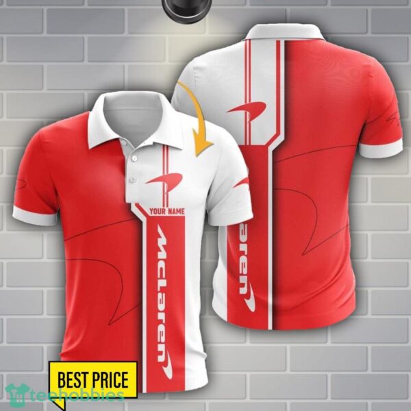 McLaren 3D Polo Shirt Custom Name For Fans Car Lover Gift Product Photo 1