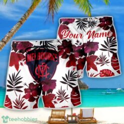 Melbourne Demons AFL Summer Gift For Mens Personalized Name Beach Shorts Product Photo 1