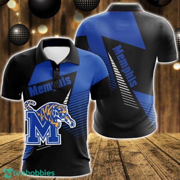 Memphis Tigers 3D Polo Shirt For Team Sport Gift For Men Product Photo 1