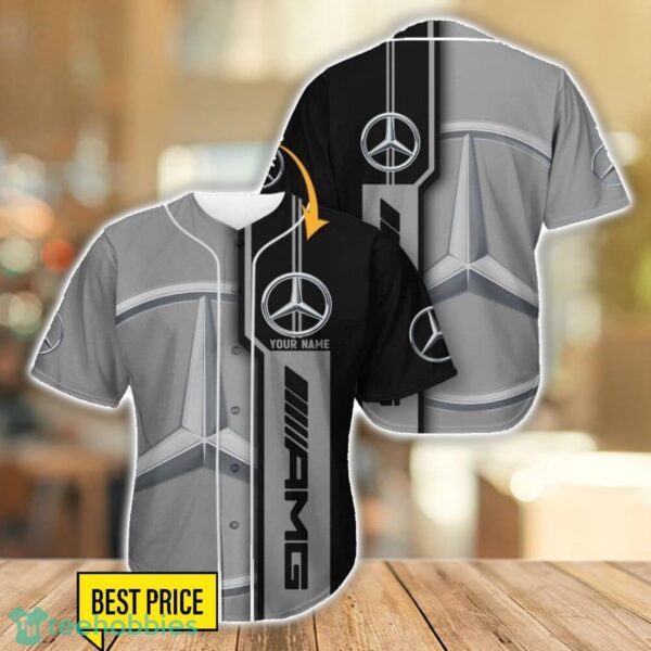 Mercedes-AMG New Baseball Jersey Shirt For Car Lovers Gift Custom Name Product Photo 1