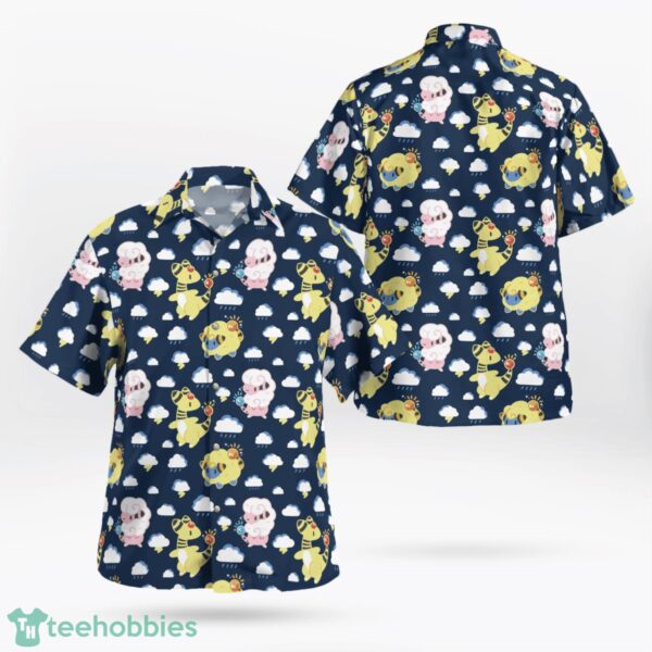Meripu Pokemon Hawaiian Shirt 3D All Over Printed Hawaii Shirt Summer Gift Product Photo 1