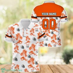 Miami Football Polo Shirt Full Printing Custom Name And Number Product Photo 1