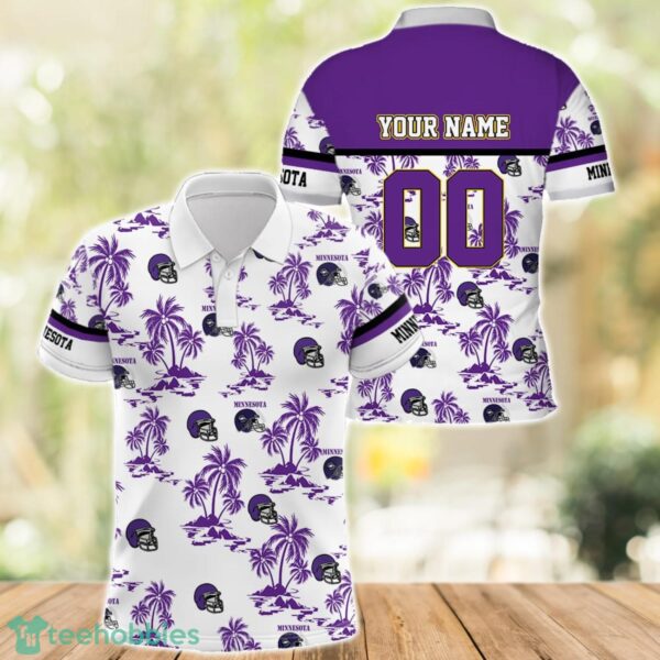 Minnesota Football Polo Shirt Full Printing Custom Name And Number Product Photo 1