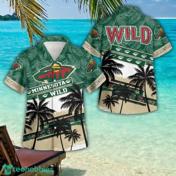 Minnesota Wild 3D Button Hawaiian Shirt Men And Women Aloha Summer Beach Gift Product Photo 1