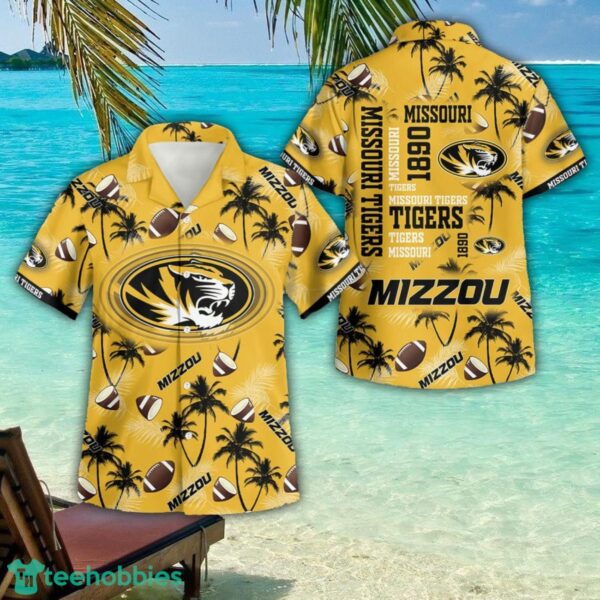 Missouri Tigers 3D Button Hawaiian Shirt Men And Women Aloha Summer Beach Gift Product Photo 1