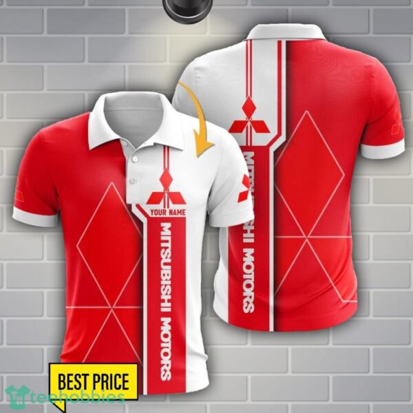 Mitsubishi 3D Polo Shirt Custom Name For Fans Car Lover Gift Product Photo 1