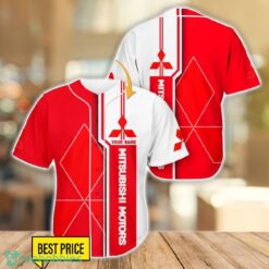 Mitsubishi New Baseball Jersey Shirt For Car Lovers Gift Custom Name Product Photo 1