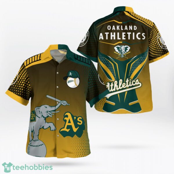 MLB Oakland Athletics Baseball Hawaiian Shirt 3D All Over Printed Hawaii Shirt Summer Gift Product Photo 1