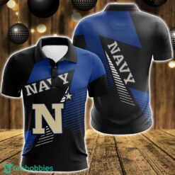 Navy Midshipmen 3D Polo Shirt For Team Sport Gift For Men Product Photo 1