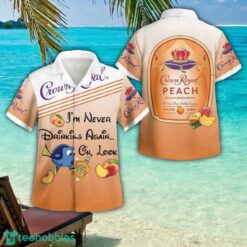 Nemo Crown Royal Peach Whiskey 3D Button Hawaiian Shirt Men And Women Aloha Summer Beach Gift Product Photo 1