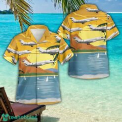 Netjets Aviation Bombardier Bd 100 3D Button Hawaiian Shirt Men And Women Aloha Summer Beach Gift Product Photo 1