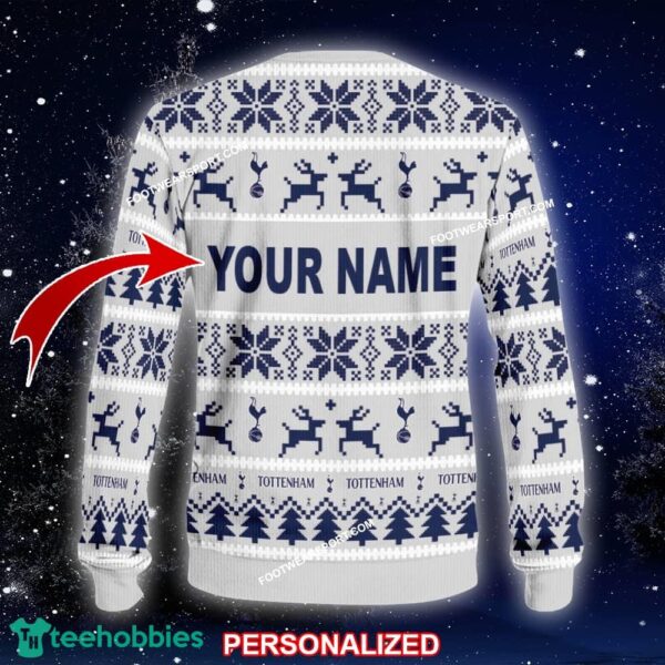 NEW Decorate Tottenham Hotspur Ugly Christmas Sweater Gift For Men And Women - EPL Tottenham Hotspur Ugly Christmas Sweater For Men And Women Photo 2
