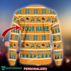 NEW Design San Jose Sharks Knitted Christmas Sweater AOP Gift For Men And Women - NHL San Jose Sharks Ugly Christmas Sweater For Men And Women Photo 2
