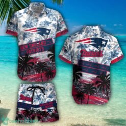 New England Patriots Team NFL Hawaiian Shirt And Beach Shorts Fans Gift Product Photo 1