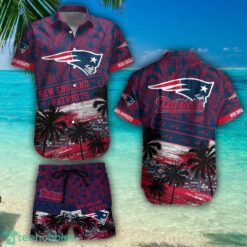 New England Patriots Team NFL Hawaiian Shirt And Beach Shorts Summer Gift Product Photo 1