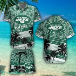 New York Jets Team NFL Hawaiian Shirt And Beach Shorts Summer Gift Product Photo 1