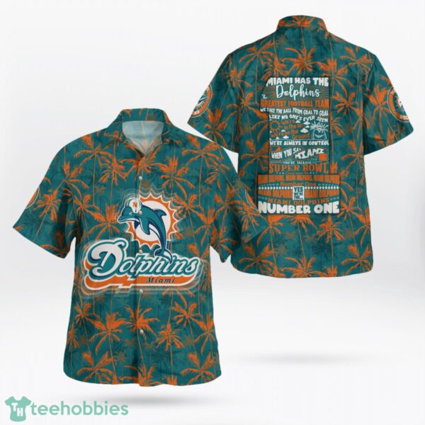 NFL Miami Dolphins Football Hawaiian Shirt 3D All Over Printed Hawaii Shirt Summer Gift Product Photo 1