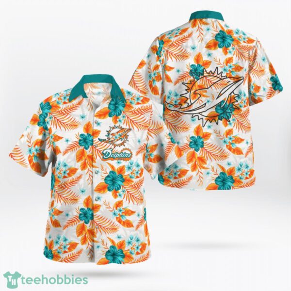 NFL Miami Dolphins Hawaiian Floral 3D All Over Printed Hawaii Shirt Summer Gift Product Photo 1