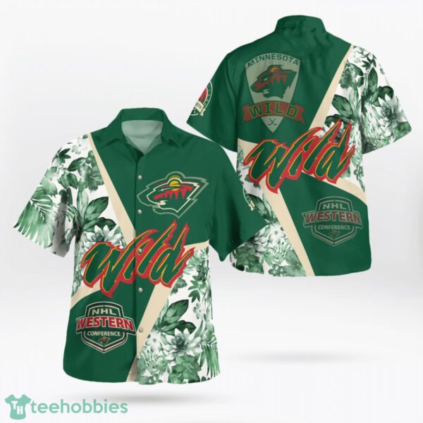 NHL Minnesota Wild Hockey Hawaiian Shirt 3D All Over Printed Hawaii Shirt Summer Gift Product Photo 1