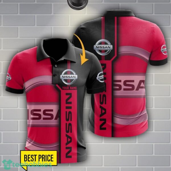 Nissan 3D Polo Shirt Custom Name For Fans Car Lover Gift Product Photo 1